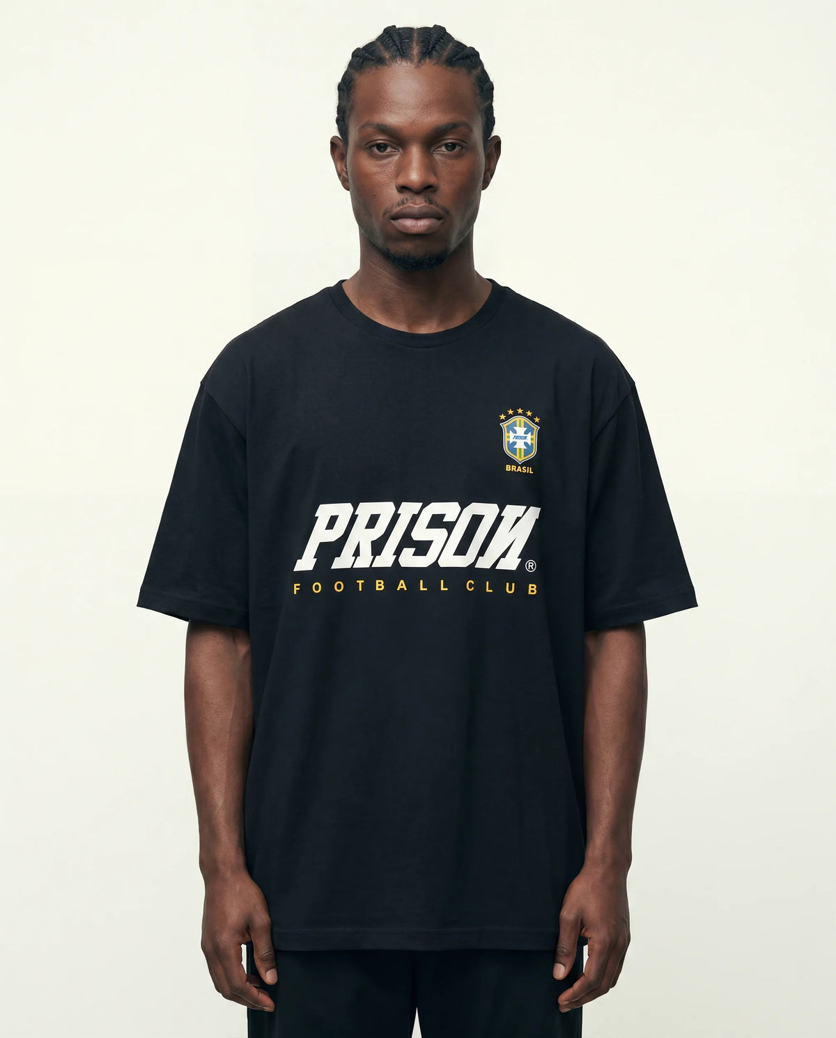 Camiseta Copa Brasil Football Club Preta