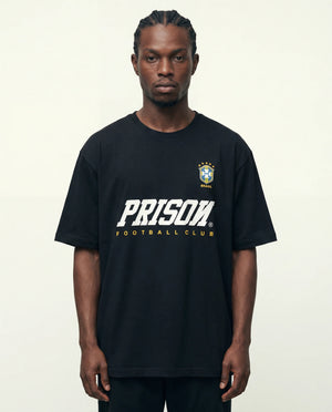 Camiseta Copa Brasil Football Club Preta