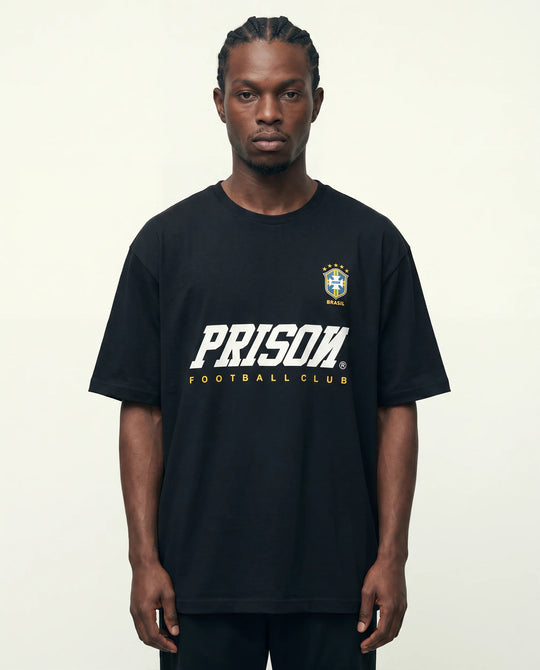Camiseta Copa Brasil Football Club Preta
