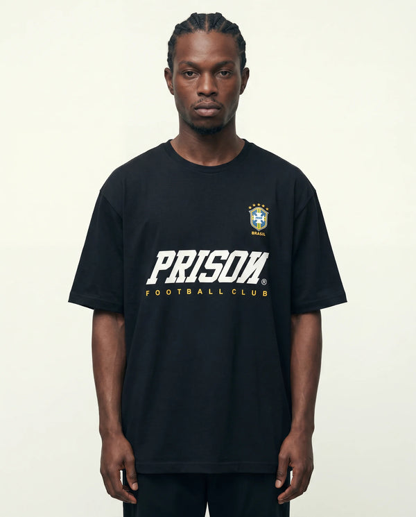 Camiseta Copa Brasil Football Club Preta