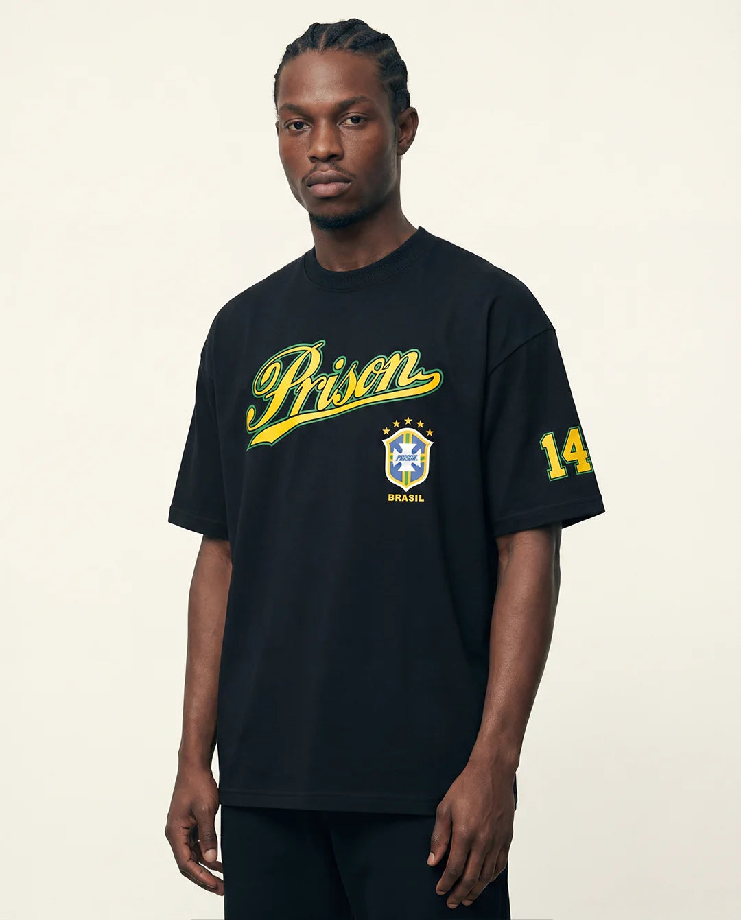 Camiseta Copa Brasil Nation Prison® Preta