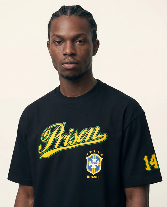 Camiseta Copa Brasil Nation Prison® Preta