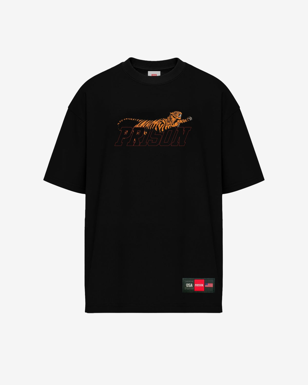 Camiseta street wear tiger preta - Prison®Camiseta