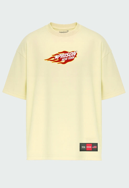 Camiseta Streetwear Amarela NYC Fire Prison - Prison®