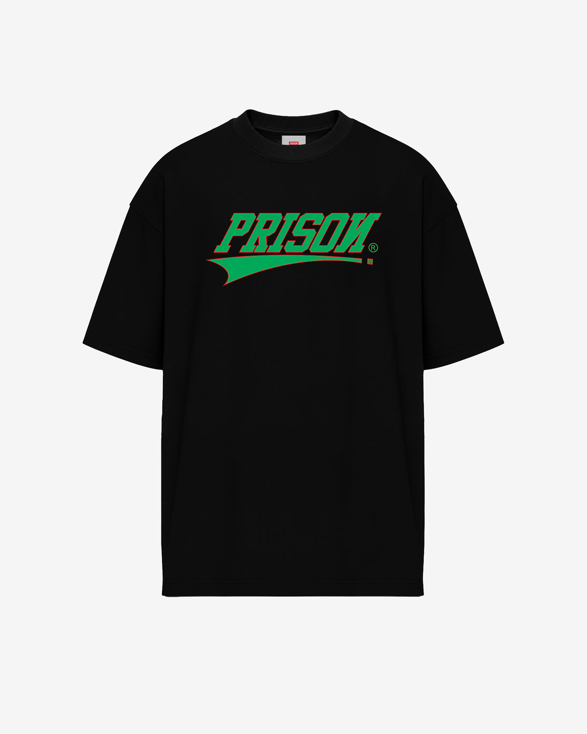 Black streetwear box logo t-shirt