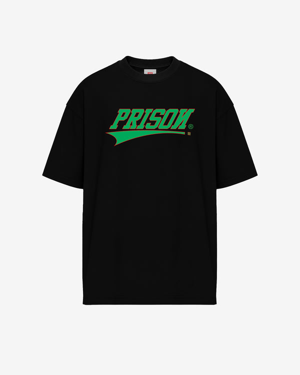 Black streetwear box logo t-shirt