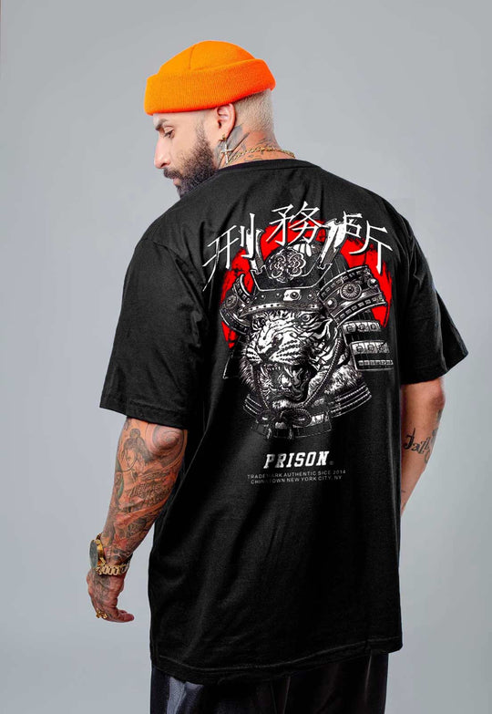 Camiseta Streetwear Chinatown Preta - Prison®Camiseta