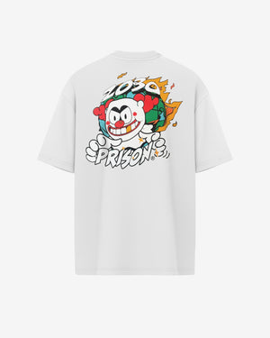 Camiseta streetwear Clown Branca - Prison®Camiseta