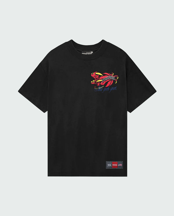 Black Dino Claw Streetwear T-Shirt