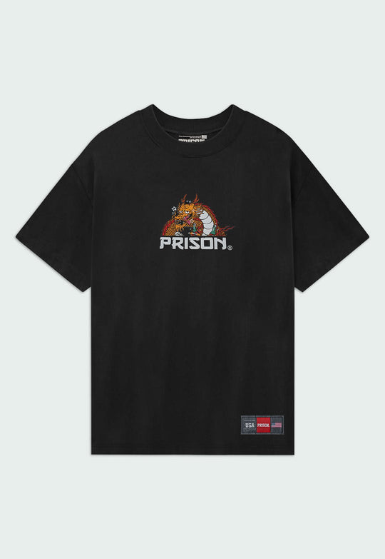 Camiseta Streetwear Dragon Fly Preta - Prison®Camiseta
