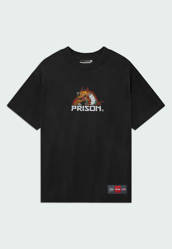 Camiseta Streetwear Dragon Fly Preta - Prison®Camiseta