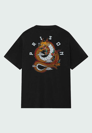 Camiseta Streetwear Dragon Fly Preta - Prison®Camiseta