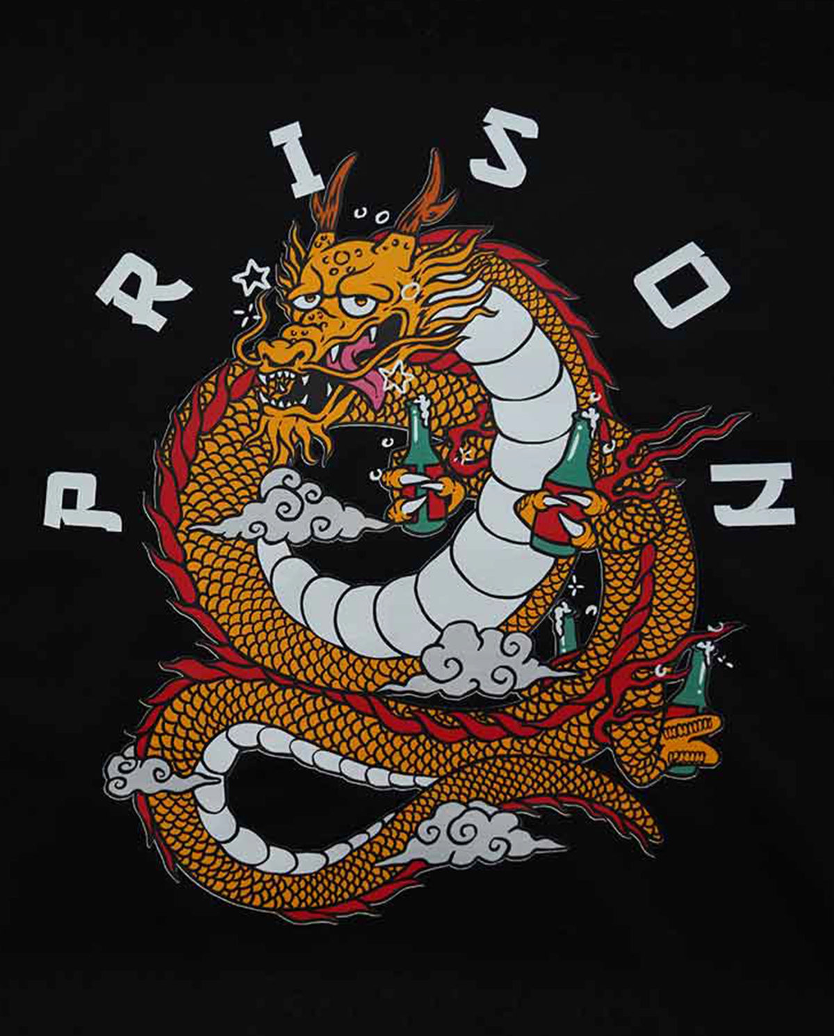 Black Dragon Fly Streetwear T-Shirt