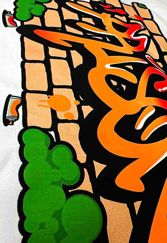 Camiseta Streetwear Grafite Boyz Branca - Prison®Camiseta