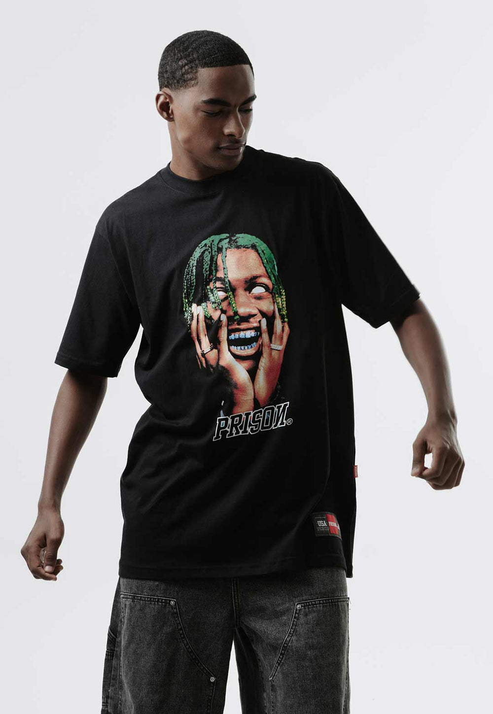Camiseta Streetwear Grillz Preta - Prison®Camiseta