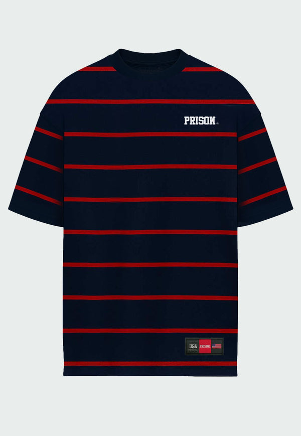 Camiseta Streetwear Listrada Azul - Prison®Camiseta