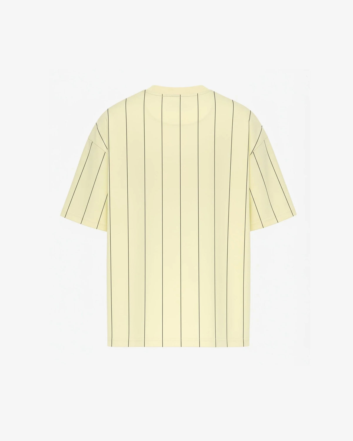Yellow striped streetwear t-shirt