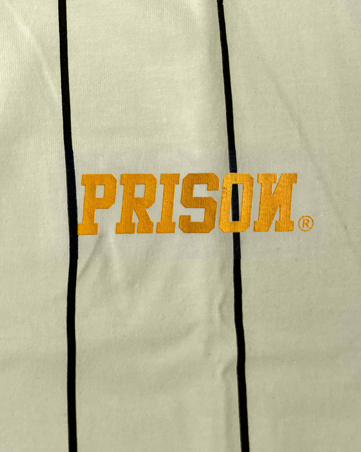 Yellow striped streetwear t-shirt