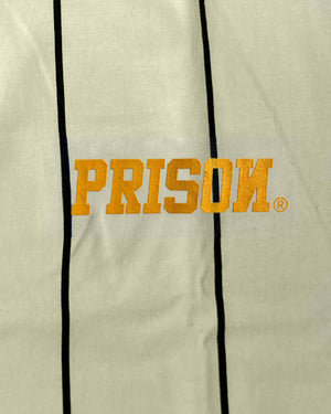 Yellow striped streetwear t-shirt