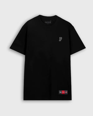 Black Minimalist Logo Streetwear T-Shirt