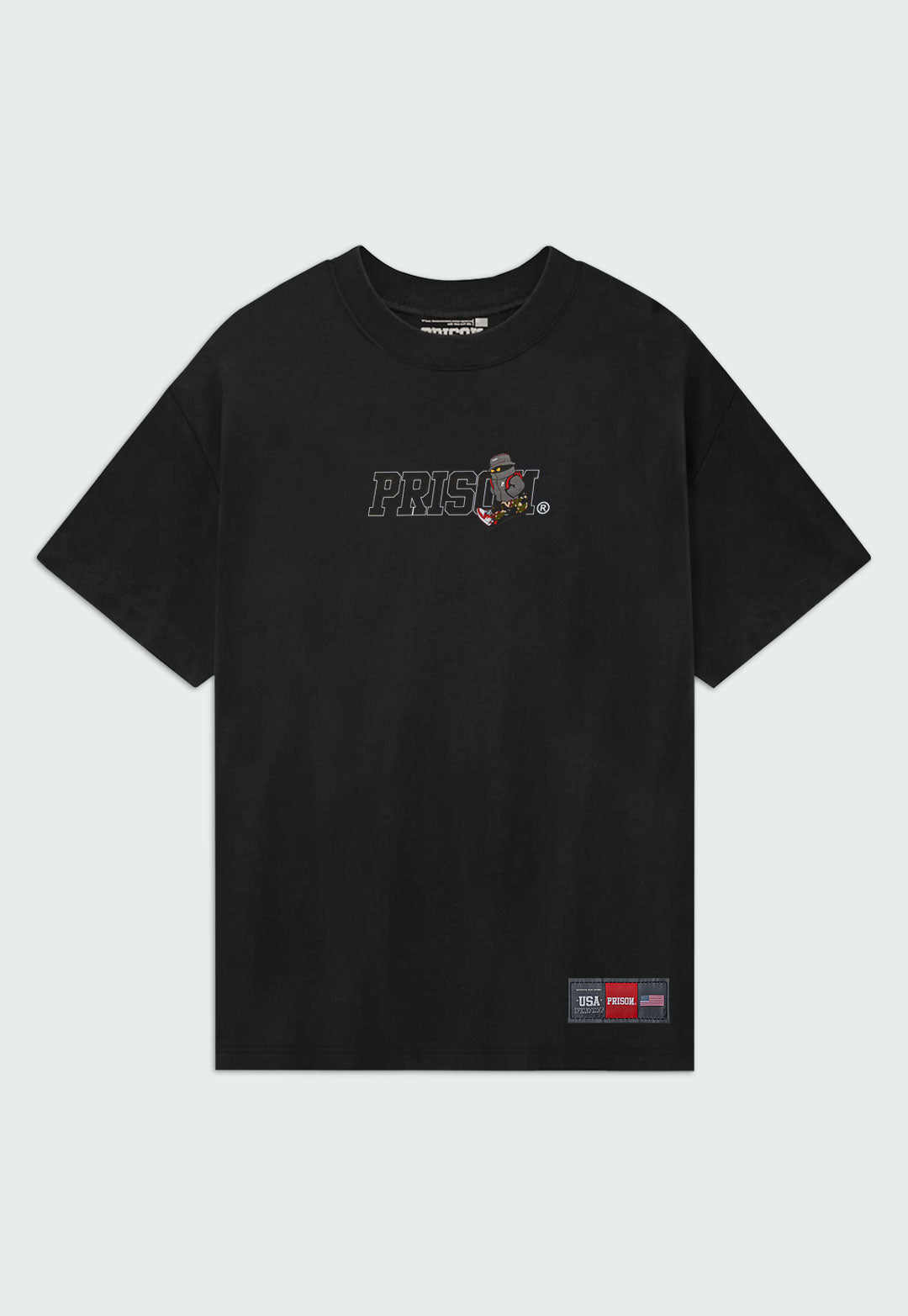 Camiseta Streetwear Logo Spy Preta - Prison®Camiseta