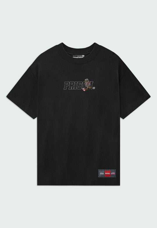 Camiseta Streetwear Logo Spy Preta - Prison®Camiseta