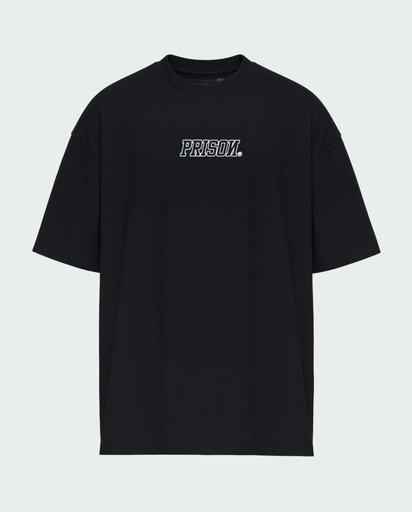 Camiseta Streetwear Prison Logo Preta