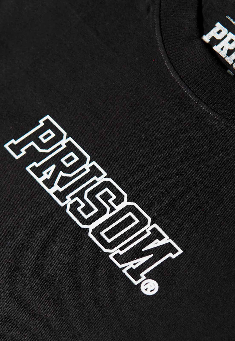 Camiseta Streetwear Prison Logo Preta