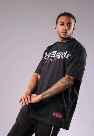 Camiseta Streetwear Los Angeles Preta - Prison®Camiseta