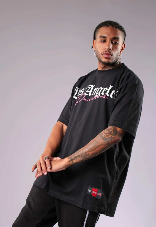 Camiseta Streetwear Los Angeles Preta - Prison®Camiseta