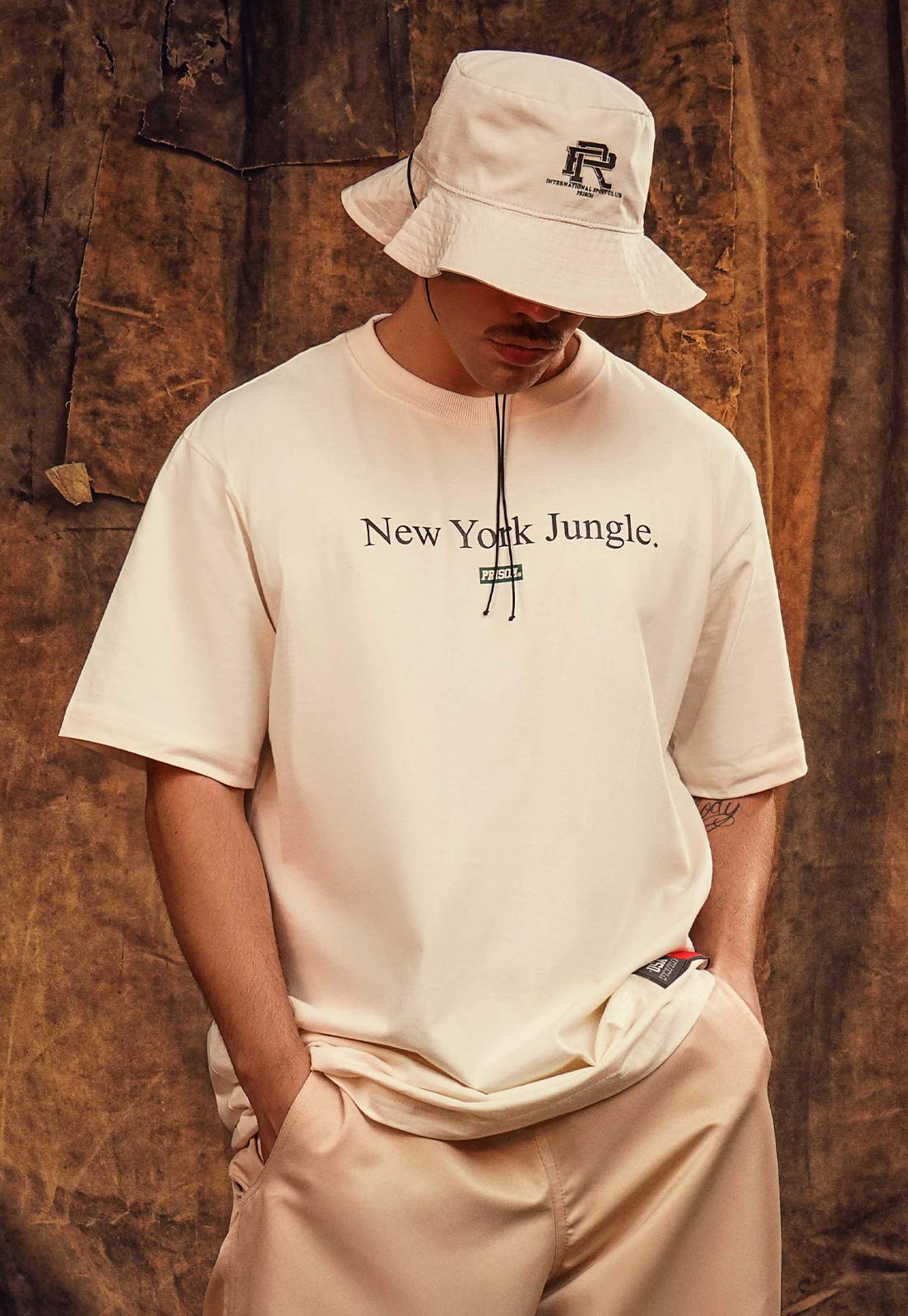 Camiseta Streetwear New York Jungle Off - white - Prison®Camiseta