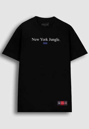 Camiseta Streetwear New York Jungle Preta - Prison®Camiseta