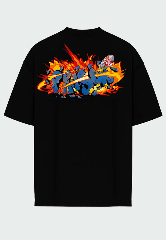Camiseta Streetwear Nuclear Preta - Prison®Camiseta