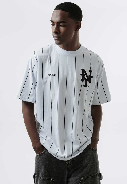 Camiseta Streetwear NY Listrada Branca - Prison®Camiseta
