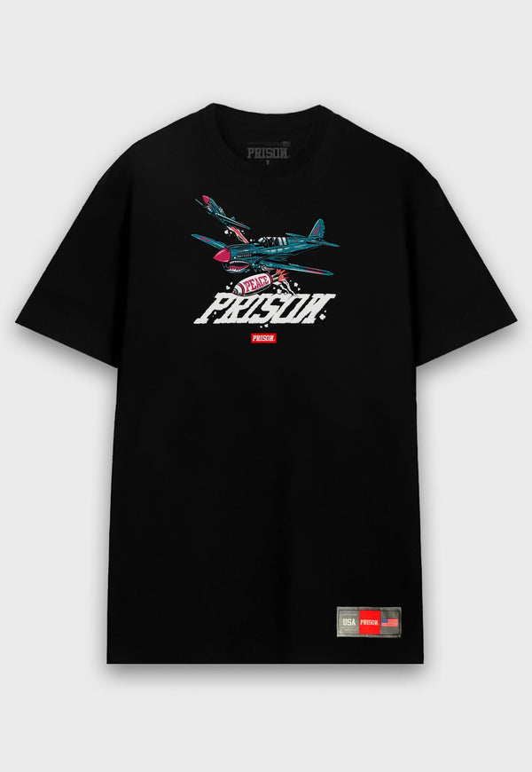 Camiseta Streetwear Peace Bomber Preta - Prison®Camiseta
