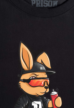 Camiseta Streetwear Rabbit Preta - Prison®Camiseta