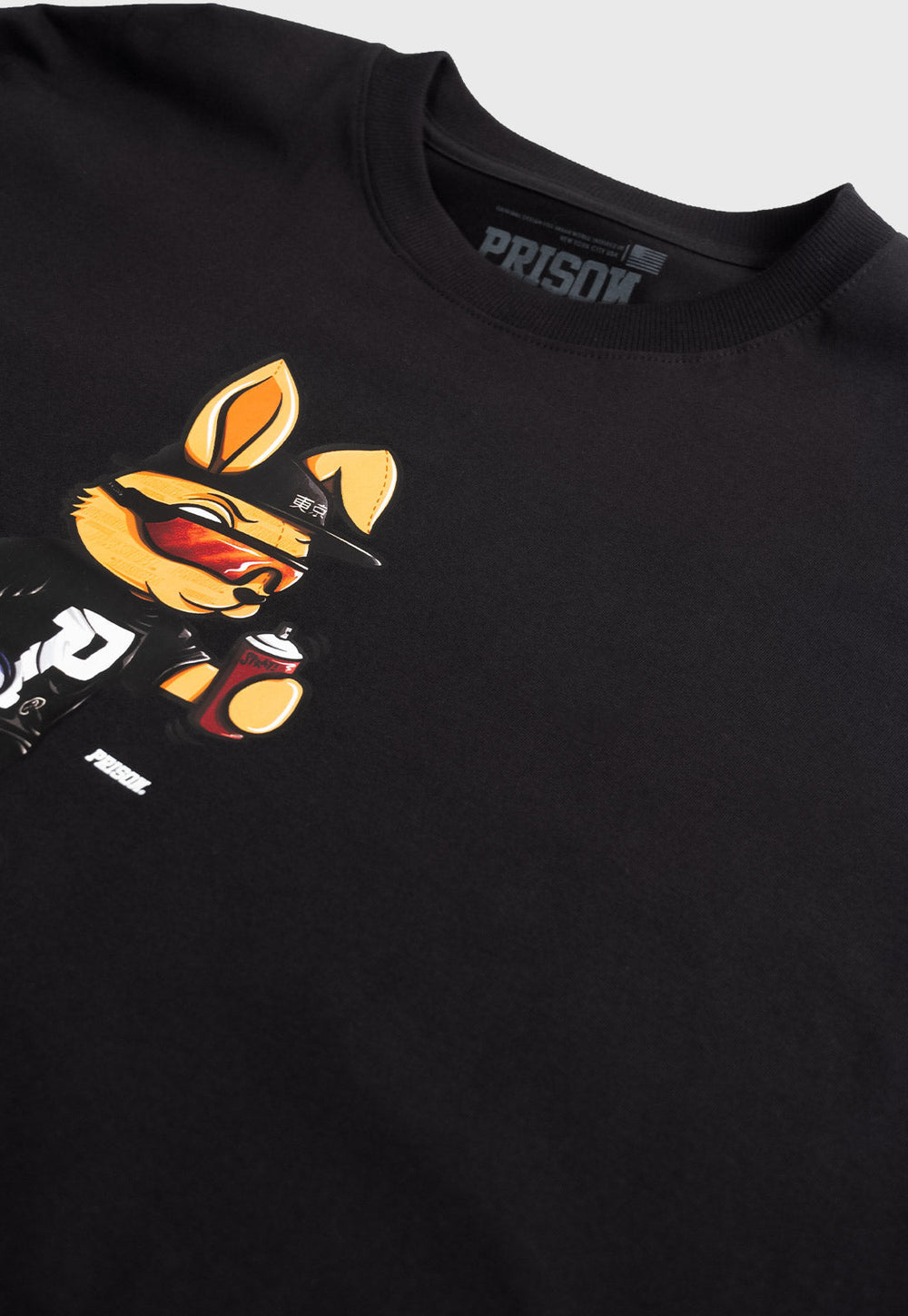 Camiseta Streetwear Rabbit Preta - Prison®Camiseta