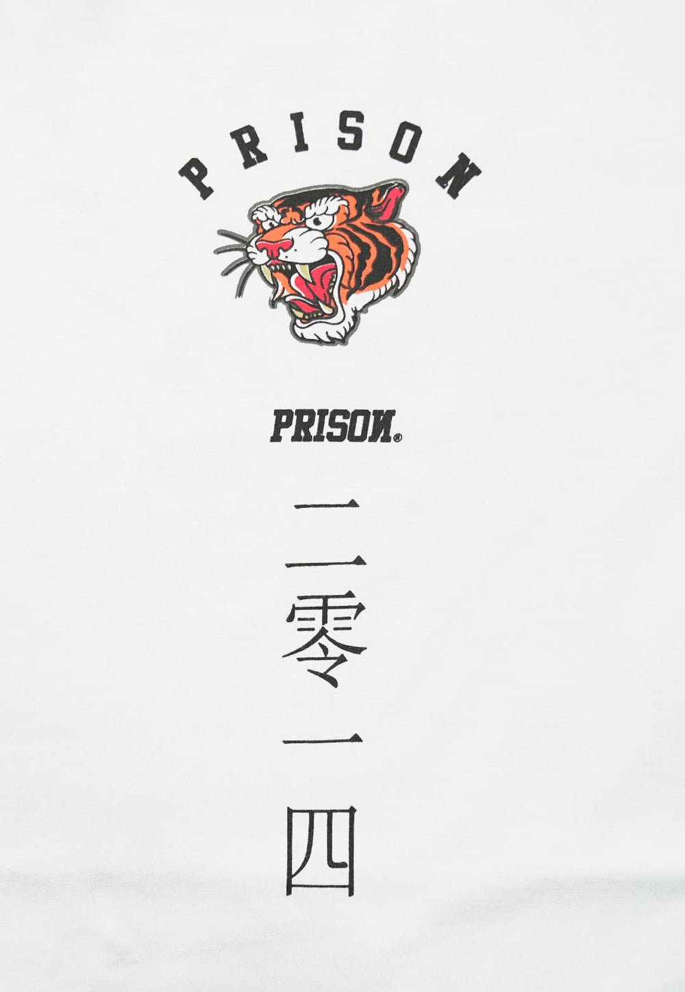 Camiseta Streetwear Tiger Branca