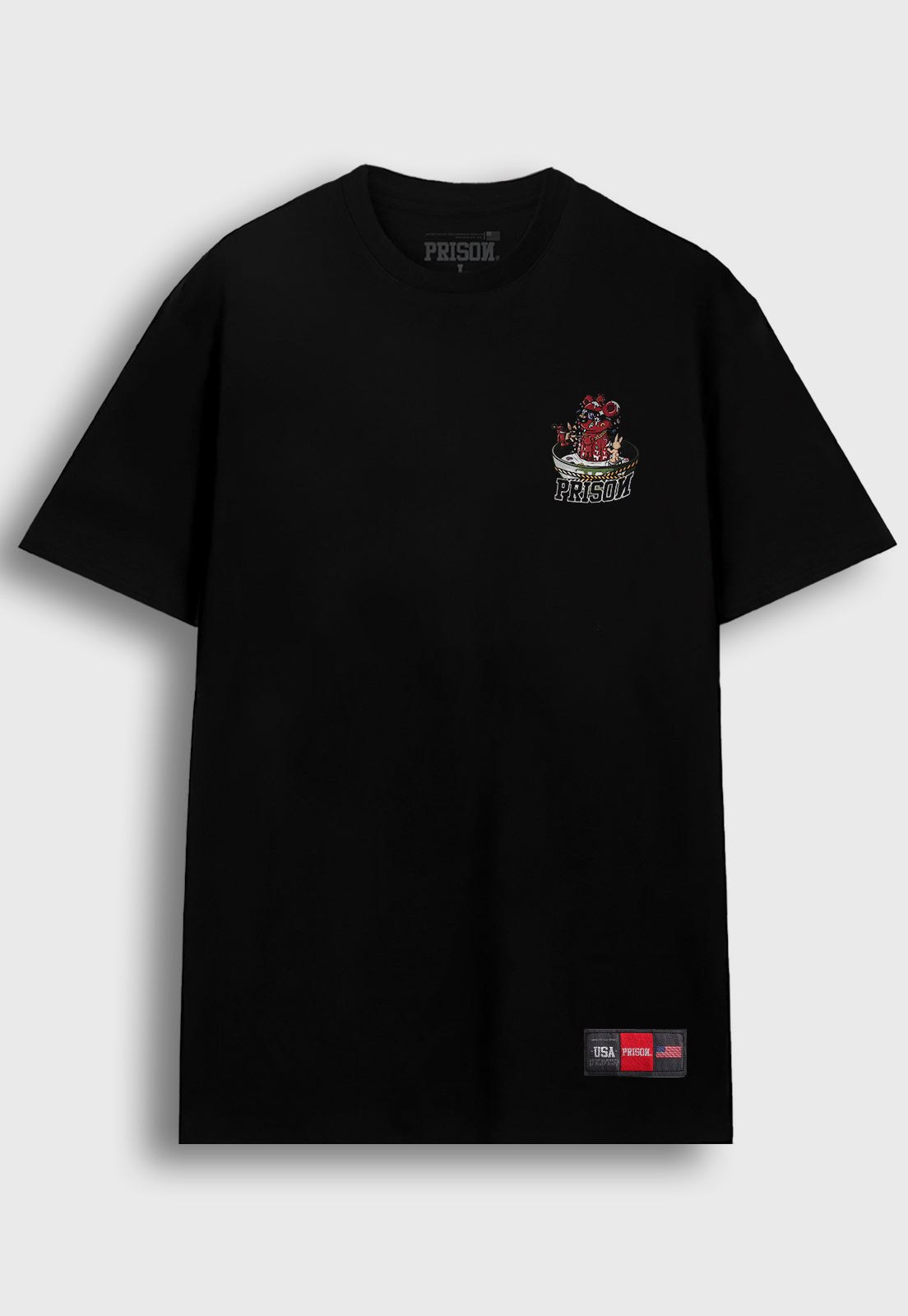 Camiseta Streetwear Urban Bowl Bear Preta - Prison®Camiseta
