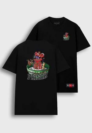 Camiseta Streetwear Urban Bowl Bear Preta - Prison®Camiseta