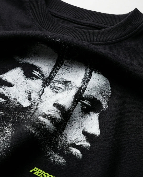 Camiseta Oversized Dark Faces Trap Preta