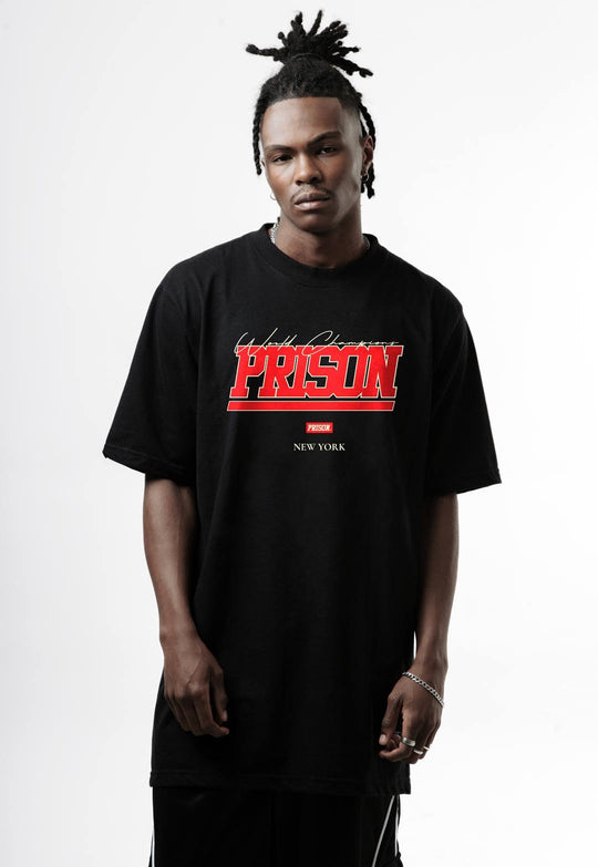 Camiseta World Champions Preta - Prison®Camiseta