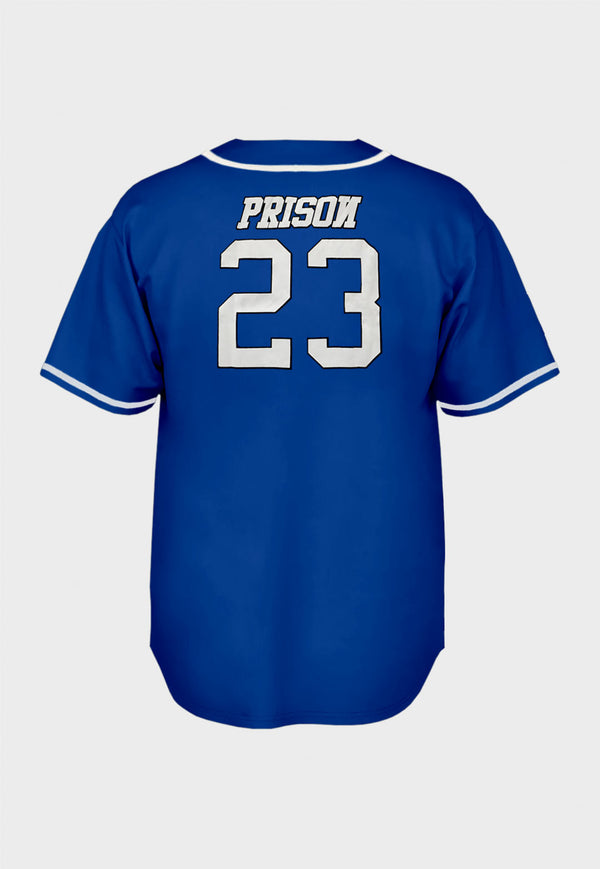 Camisa de Baseball Jersey 23 Azul