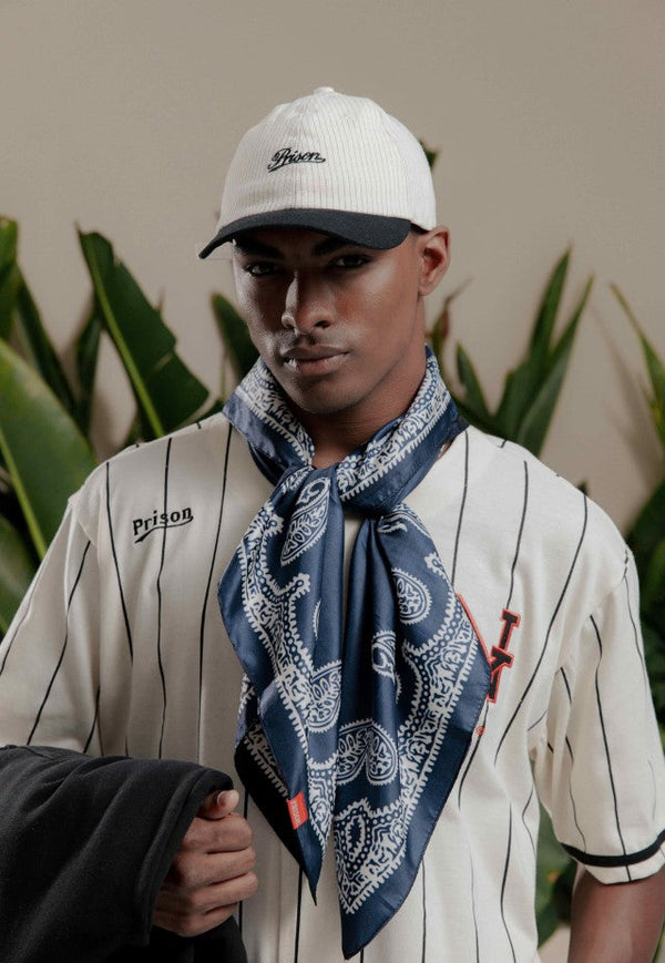 Camisa de Baseball NY Listrada Off-white