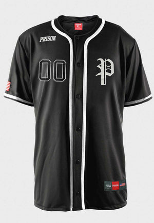 Camisa de Baseball 00 USA Preta