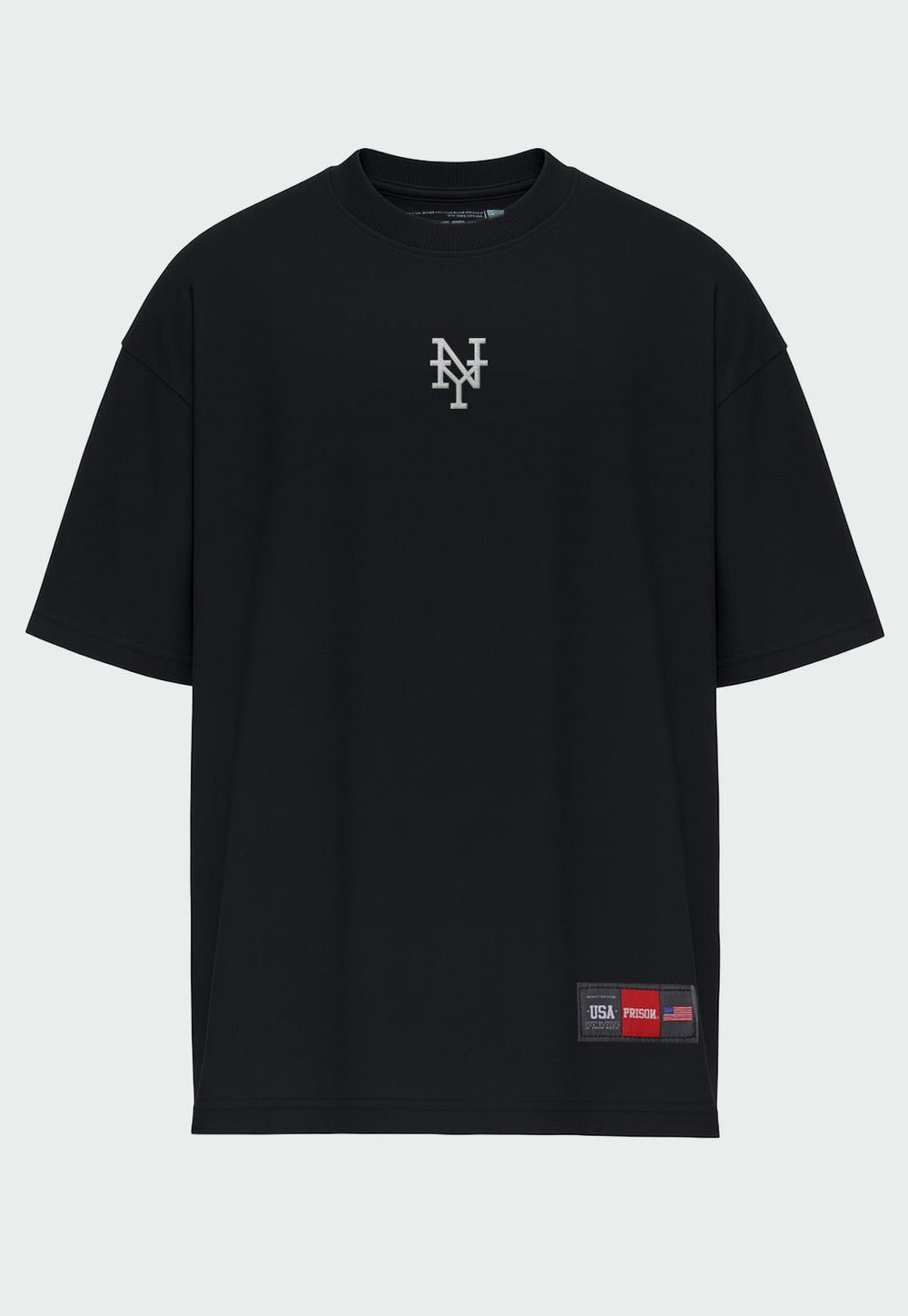 Camiseta Oversized New York Preta