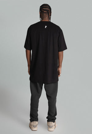 Camiseta Oversized New York Preta