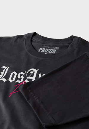 Camiseta Streetwear Los Angeles Preta