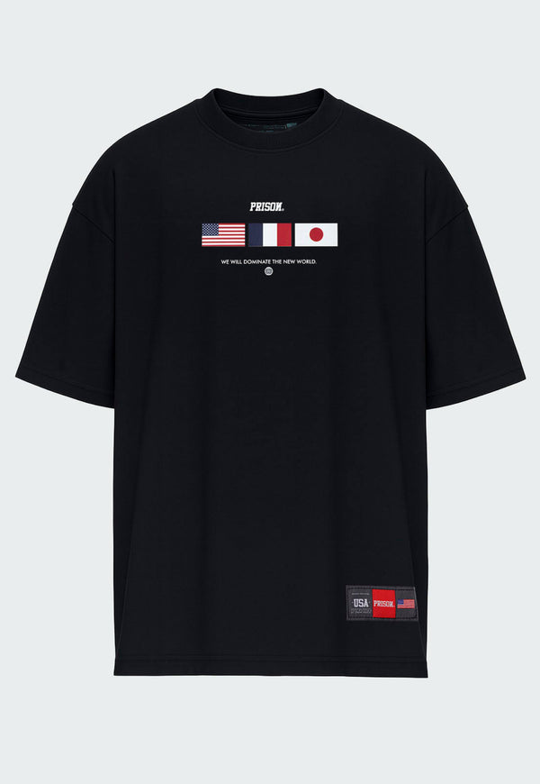 Camiseta Oversized The New World Preta
