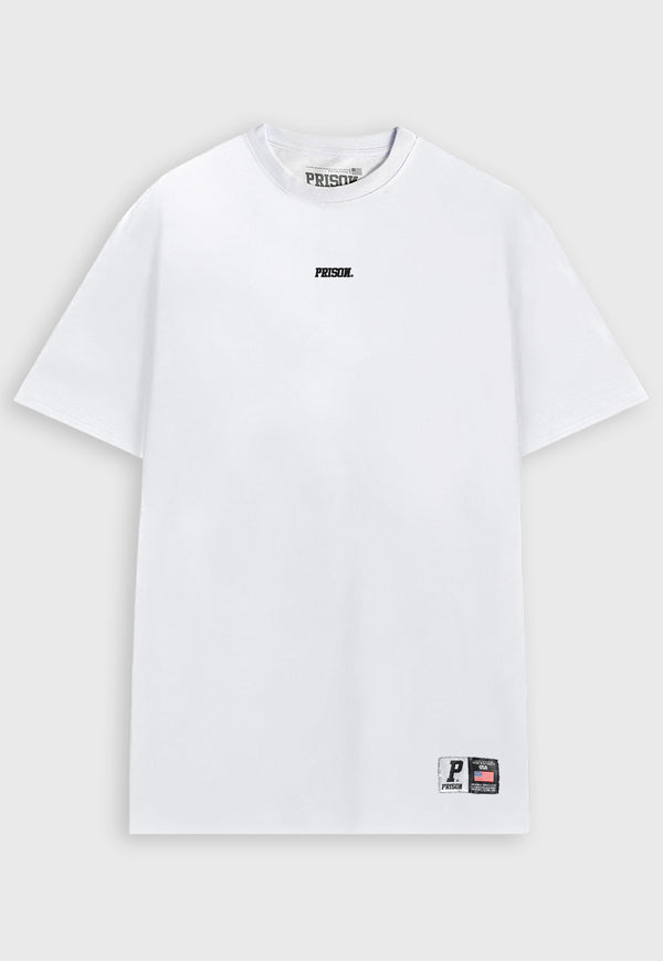 Camiseta Oversized Logo Essential Branca